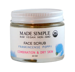 Made Simple Skin Care Frankincense Poppy Face Scrub - 2.3 OZ 8 Pack