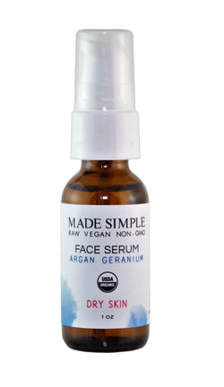 Made Simple Skin Care Argan Geranium Face Serum - 1 FL OZ 8 Pack