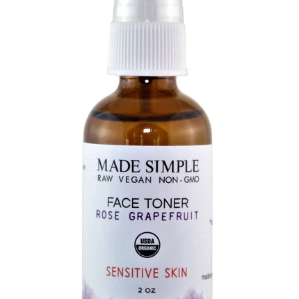 Made Simple Skin Care Rose Grapefruit Face Toner - 2 FL OZ 8 Pack