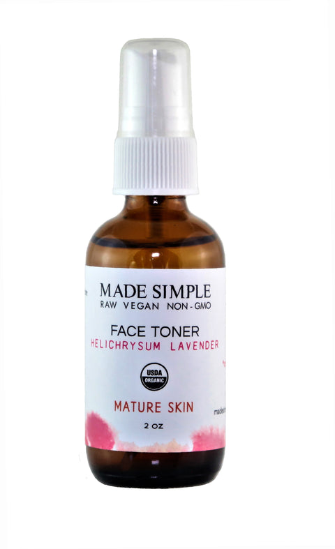 Made Simple Skin Care Helichrysum Lavender Face Toner - 2 FL OZ 8 Pack