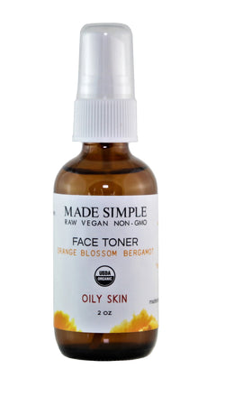 Made Simple Skin Care Orange Blossom Bergamot Face Toner - 2 FL OZ 8 Pack