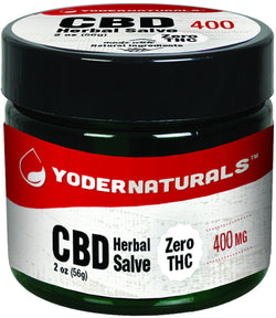 Yoder Naturals Yoder Naturals CBD Herbal Salve 400 mg - 2 OZ 6 Pack