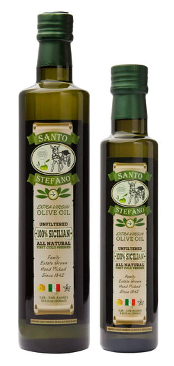 La Cucina Italiana Santo Stefano Organic Sicilian EVOO - 16.9 FL OZ 6 Pack