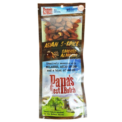 Papa's Best Batch Asian 5-Spice Smoked Almonds - 8 OZ 12 Pack