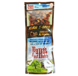 Papa's Best Batch Asian 5-Spice Smoked Almonds - 8 OZ 12 Pack