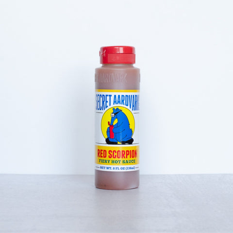 Secret Aardvark Red Scorpion Fiery Hot Sauce - 8 FL OZ 12 Pack