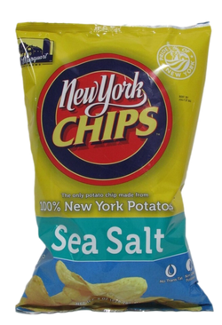 New York Chips Original Sea Salt Chips - 8 OZ 12 Pack
