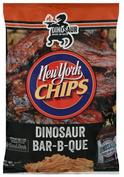 New York Chips New York Chips Dinosaur BBQ Chips - 8 OZ 12 Pack