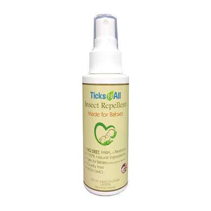 Ticks-N-All All Natural Insect Repellent Babies - 4 OZ 12 Pack