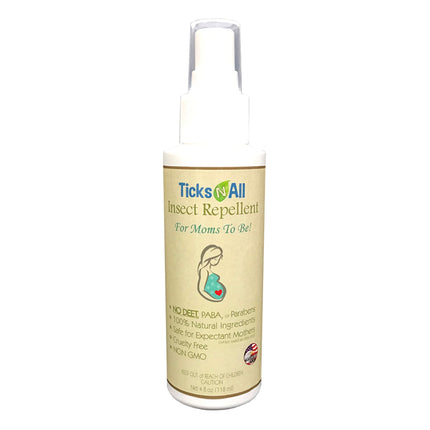 Ticks-N-All All Natural Insect Repellents for Moms to Be - 4 OZ 12 Pack
