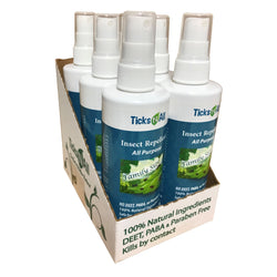 Ticks-N-All All Natural All Purpose Insect Repellent (6 unit display) - 8 OZ 6 Pack