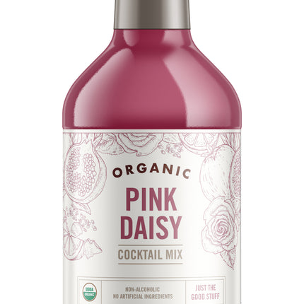 Square One Organic Cocktail Mixers Organic Pink Daisy Cocktail Mix - 750 ML 6 Pack