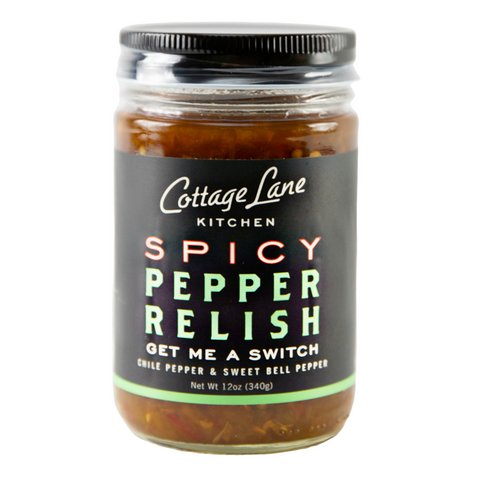 COTTAGE LANE KITCHEN Get Me A Switch Spicy Pepper Relish - 12 OZ 6 Pack