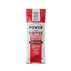 Good Made Great Foods Power to the Coffee Unflavored Collagen 10 Pack - 5.4 OZ 32 Pack