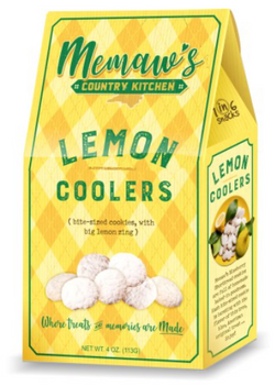 1in6 Snacks Memaw's Country Kitchen Cookies, Lemon Cooler - 4 OZ 8 Pack