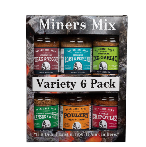 Miners Mix 6 Pack Variety Giftin' and Grillin' Assortment - 1.75 LB 10 Pack
