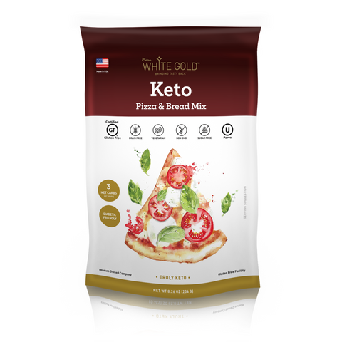 Extra White Gold Keto Pizza/ bread Mix - 8.5 OZ 6 Pack