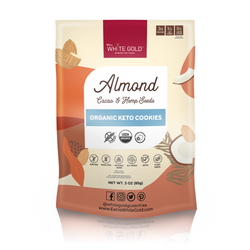 Extra White Gold Extra White Gold Organic Keto Almond Cookies - 3 OZ 8 Pack