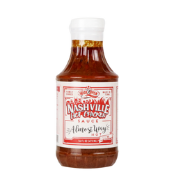 Wide Open Foods Nashville Hot Chicken Sauce "Almost Way Hot" - 16 FL OZ 12 Pack