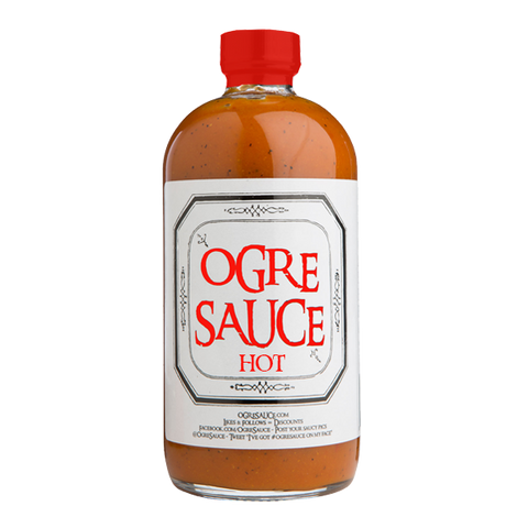 Ogre Sauce Ogre Sauce HOT - Craft BBQ Sauce - 16 FL OZ 12 Pack