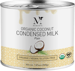 Mementa Organic Coconut Condensed Milk Plain - 7.05 FL OZ 6 Pack