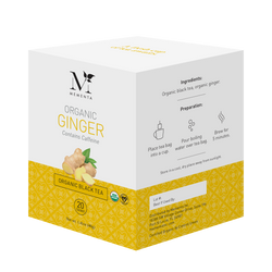 Mementa Organic Ginger Tea - 1.41 OZ 12 Pack