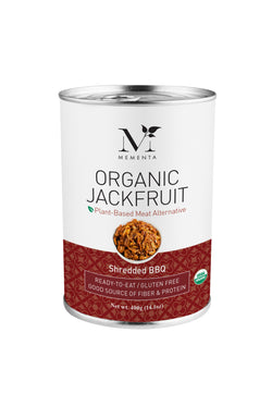 Mementa Organic BBQ Shredded Jackfruit - 14.1 OZ 6 Pack