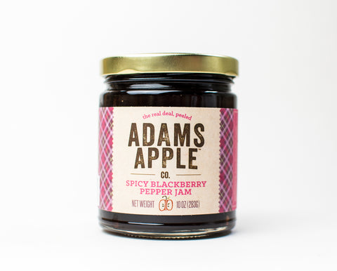 Adams Apple Company Spicy Blackberry Pepper Jam - 10 OZ 12 Pack
