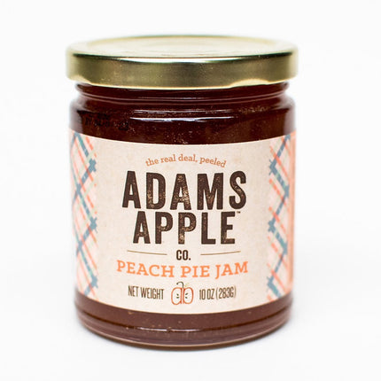 Adams Apple Company Peach Pie Jam - 10 OZ 12 Pack