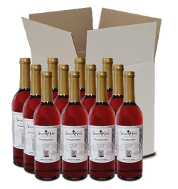 Sweet Vine Products 100% Pure Muscadine Juice (Red) - 25.4 FL OZ 12 Pack