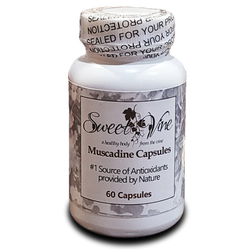 Sweet Vine Products Muscadine Capsules - 60 CT 12 Pack
