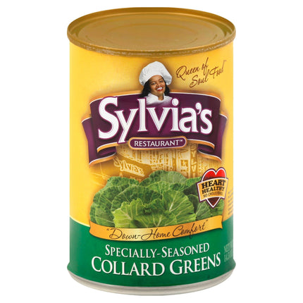 Sylvia's Seasoned Collard Greens - 14 OZ 12 Pack