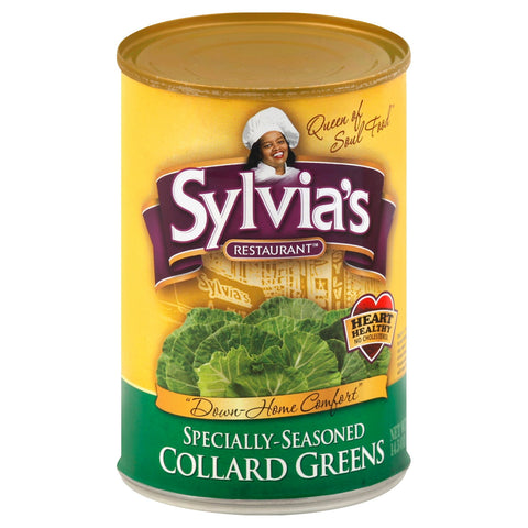 Sylvia's Seasoned Collard Greens - 14 OZ 12 Pack