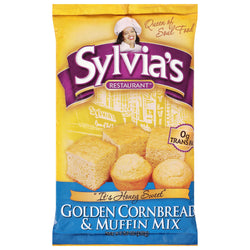 Sylvia's Golden Cornbread & Muffin Mix - 8.5 OZ 12 Pack