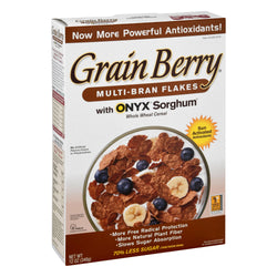 Grain Berry Bran Flakes Cereal - 12 OZ 6 Pack