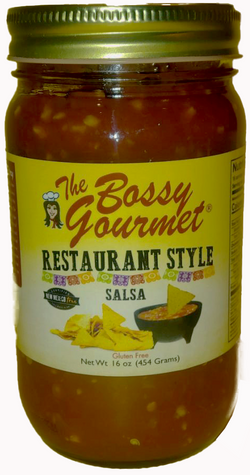 The Bossy Gourmet Restaurant Style Salsa - 16 OZ 12 Pack