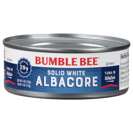 Bumble Bee Tuna Albacore Solid White In Water - 5 OZ 48 Pack