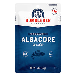 Bumble Bee Tuna Premium Albacore In Water Pouch - 5 OZ 12 Pack