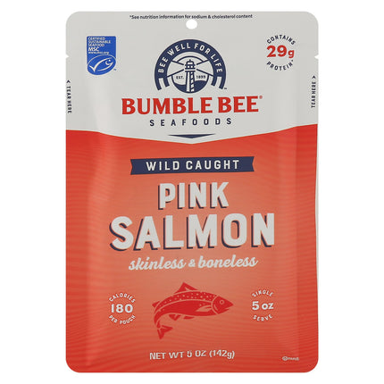 Bumble Bee Salmon Pink Wild Premium Pouch - 5 OZ 12 Pack