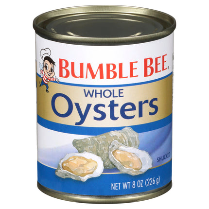 Bumble Bee Oysters Fancy Whole - 8 OZ 12 Pack