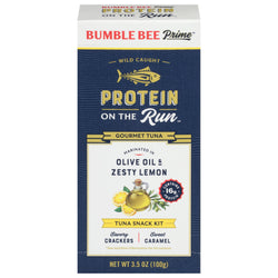 Bumble Bee Olive Oil & Zesty Lemon Tuna Snack Kit 3.5 OZ 12 Pack