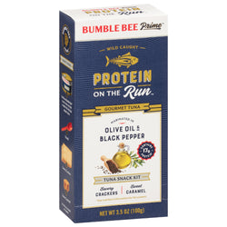 Bumble Bee Olive Oil & Black Pepper Tuna Snack Kit 3.5 OZ 12 Pack