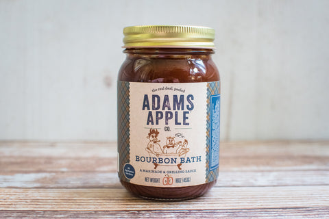 Adams Apple Company Bourbon Bath Marinade & Grilling Sauce - 16 OZ 12 Pack