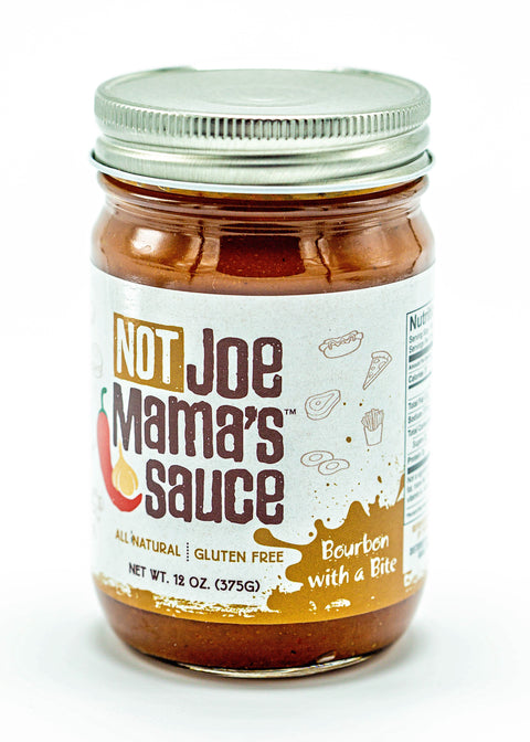 Not Joe Mama's Sauce Bourbon with a Bite Sauce - 12 OZ 6 Pack