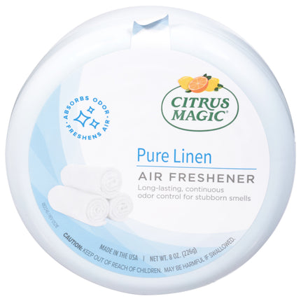 Citrus Magic Air Freshener Disk Pure Linen - 8 OZ 6 Pack