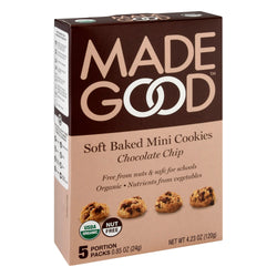 Made Good Gluten Free Mini Cookies Chocolate Chip - 4.25 OZ 6 Pack