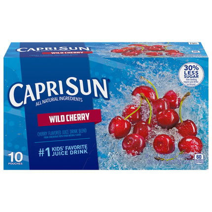 Capri Sun Juice Wild Cherry - 60 FZ 4 Pack