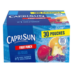 Capri Sun Juice Fruit Punch - 6 FZ Pouches 30 Pack