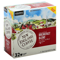New England Coffee Breakfast Blend Coffee K-Cup - 12.9 OZ 4 Pack