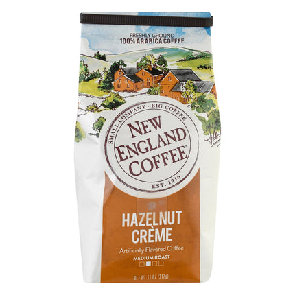 New England Coffee Ground Hazelnut Creme - 11 OZ 6 Pack